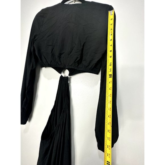 VICI Women's Black Maxi Cut Out Dress MEDIUM - Picture 8 of 10